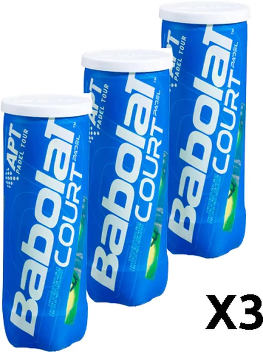 Babolat Court padelballen padel ballen 3x3