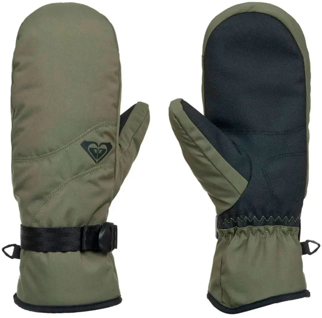 Roxy Jetty Solid Handschoenen Groen L Vrouw