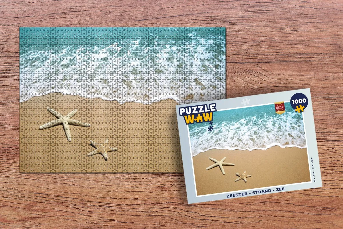 PuzzleWow Zeester Legpuzzel 1000 Stuks - Multicolor
