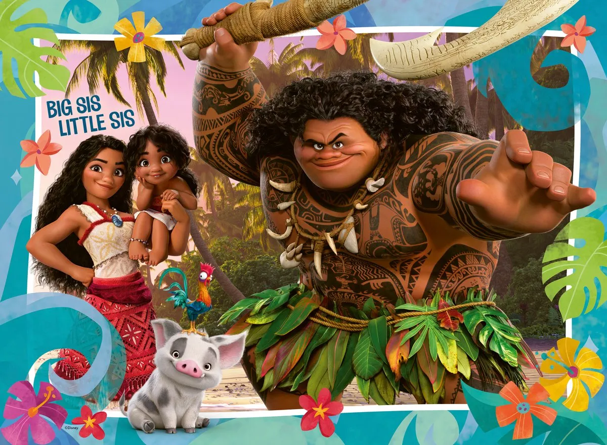Ravensburger Vaiana 2 Vertrek naar nieuwe werelden Legpuzzel 100 XXL Stuks - Multicolor