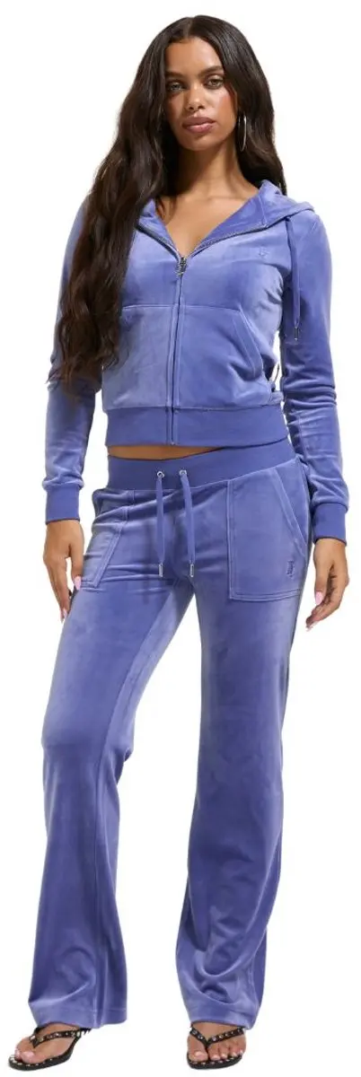 Juicy Couture Del Ray Straight Leg Track Pant With Pocket LICHTGRIJS