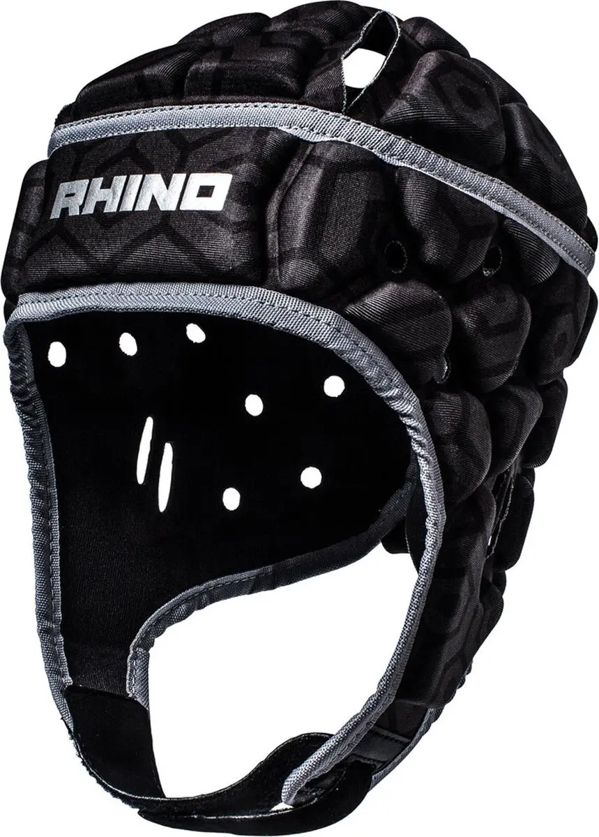 Rhino Hoofdbeschermer Pro Jr Polyester Zwart Mt M