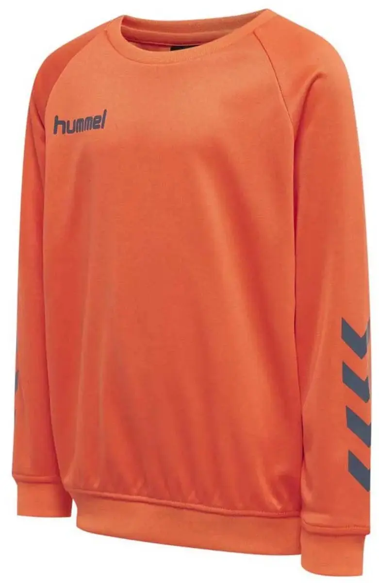 Hummel Promo Poly Sweatshirt - Oranje - 116 cm - afbeelding 3 van 4