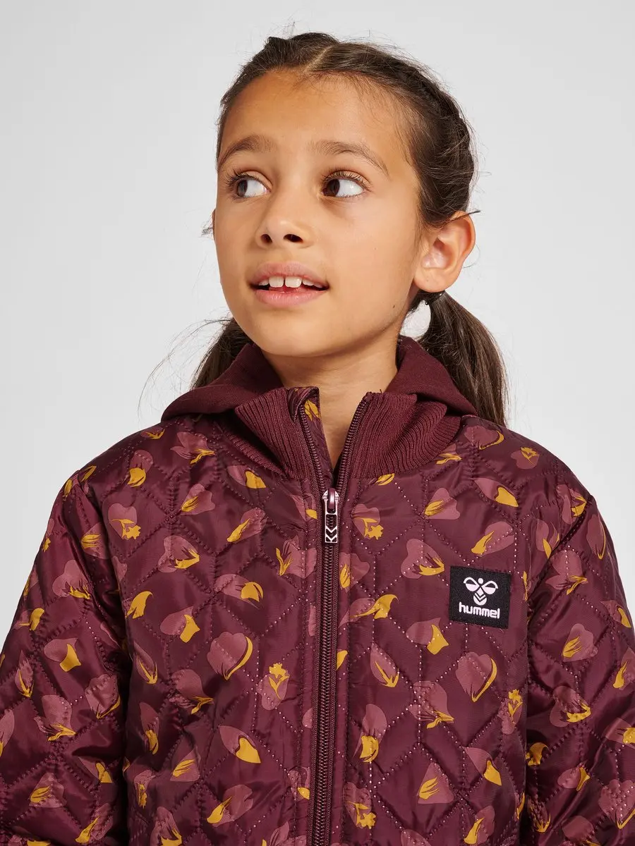 Hummel TULE Thermo Jacket - Windsor Wine - Maat 104 - afbeelding 6 van 6