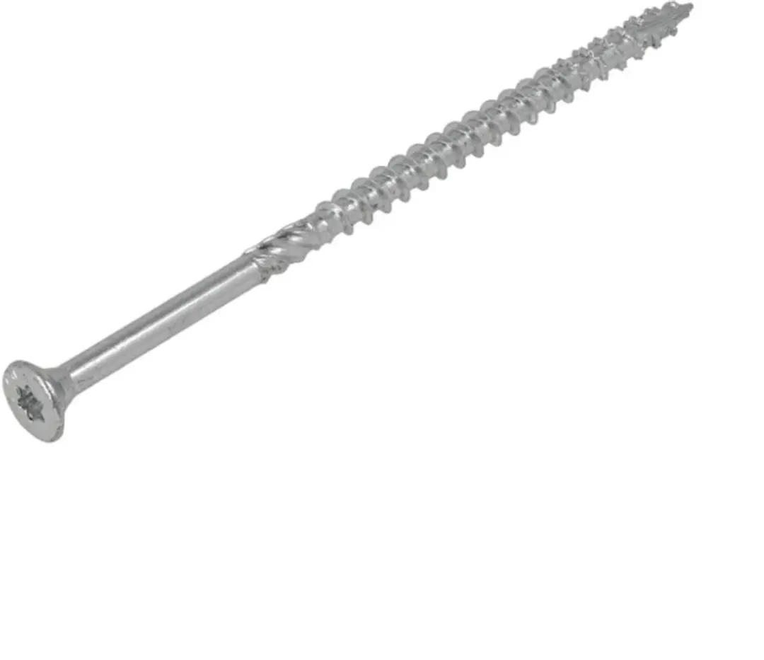 Dynaplus Torx 30 Platkop Schroeven 6x140mm - 100 Stuks - Verzinkt - afbeelding 5 van 6