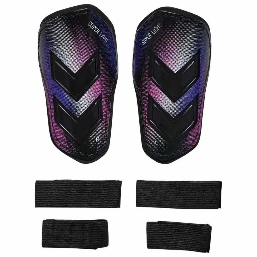 Hummel HMLSHIN GUARDS SUPER LIGHT - S - Black/Blue/Pink - afbeelding 6 van 6