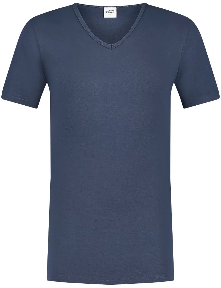 Ten Cate thermo t-shirt v-hals navy voor Heren