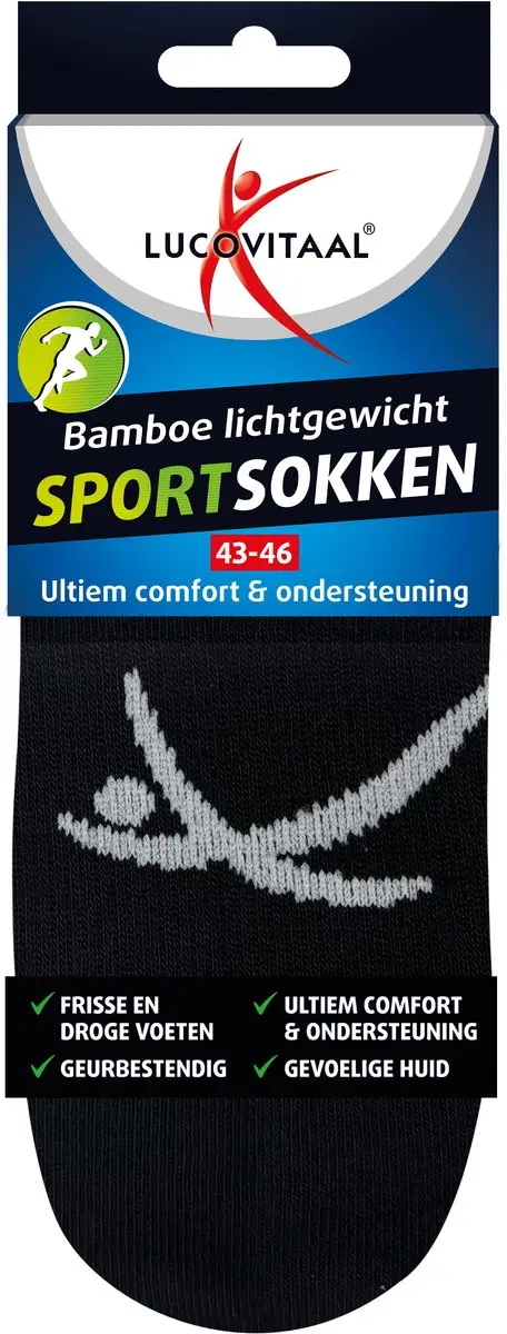 Lucovitaal Sportsok Bamboe 43-46