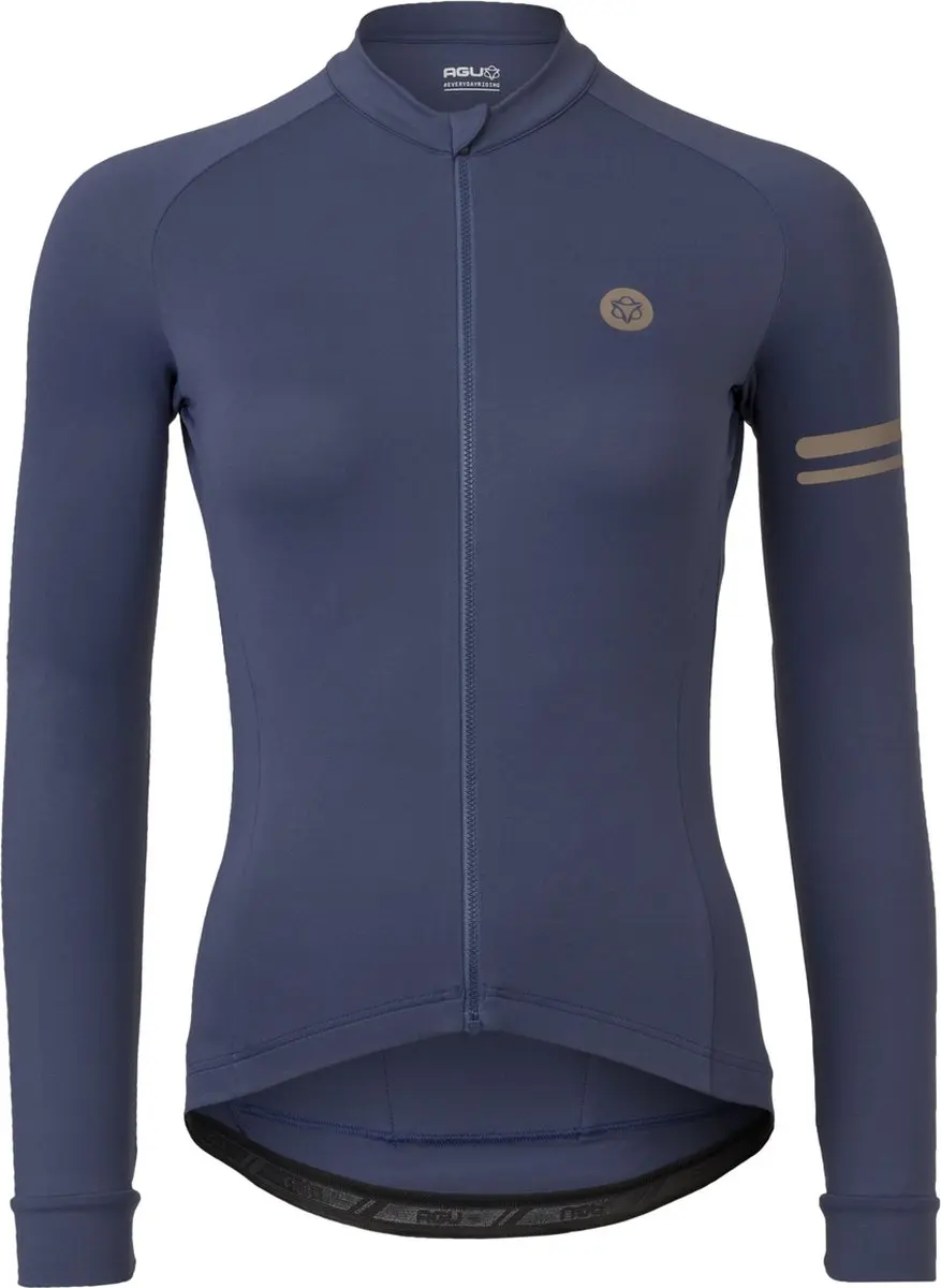 AGU Solid Fietsshirt Lange Mouwen Trend Dames