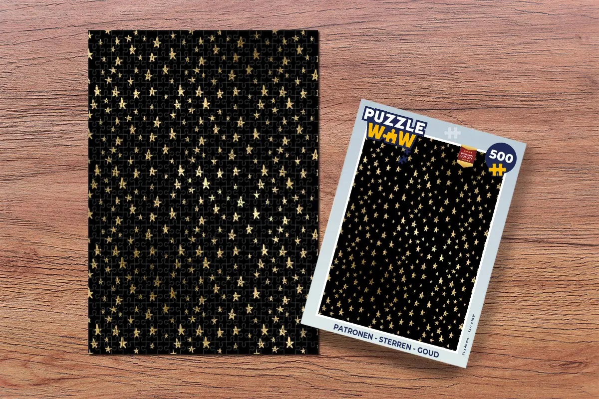 PuzzleWow Sterren Legpuzzel 500 Stuks - Multicolor