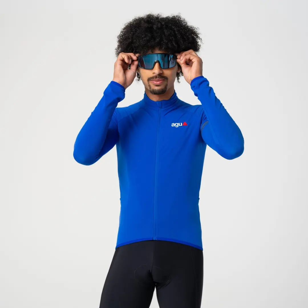AGU Essential Thermo Fietsshirt Heren XL - Blauw - afbeelding 6 van 6