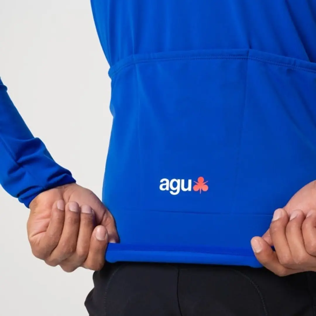 AGU Essential Thermo Fietsshirt Heren XL - Blauw - afbeelding 3 van 6