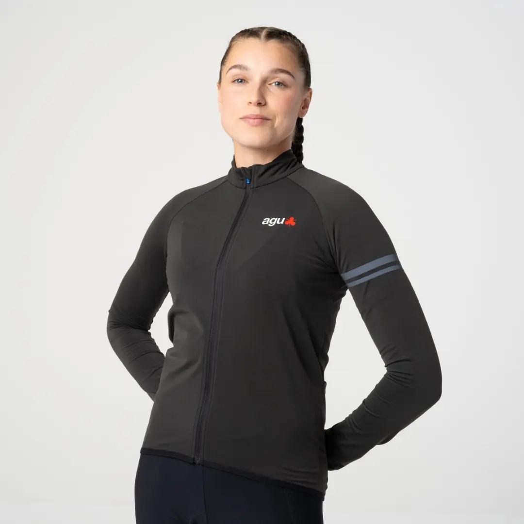 AGU Essential Thermo Fietsshirt Dames L - Zwart - afbeelding 5 van 6