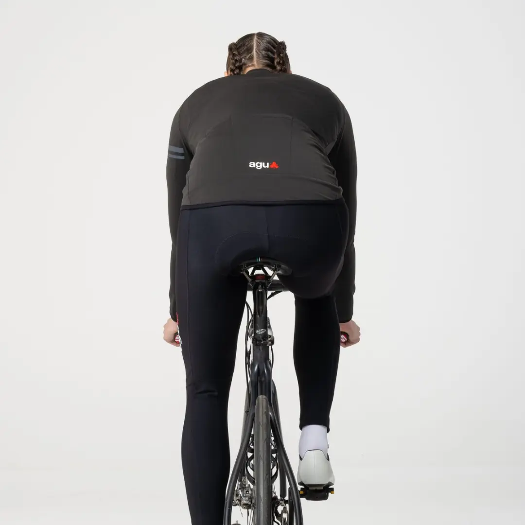 AGU Essential Thermo Fietsshirt Dames L - Zwart - afbeelding 6 van 6