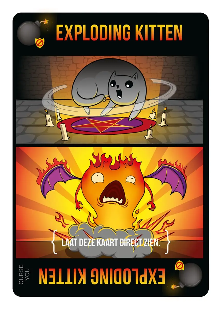 Exploding Kittens Curse You Kaartspel - 2-5 Spelers