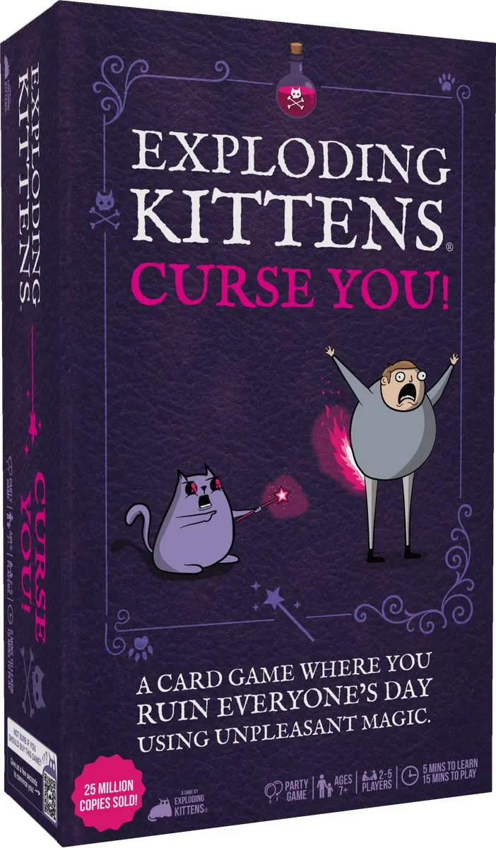 Exploding Kittens Curse You Kaartspel