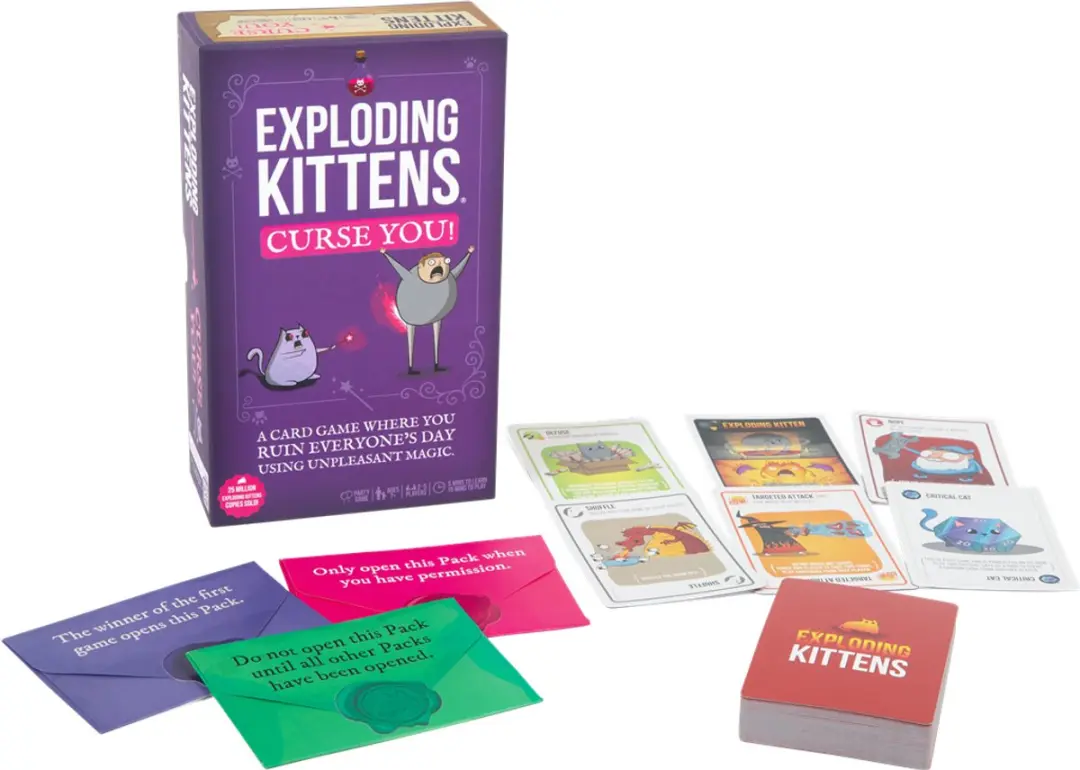 Exploding Kittens Curse You Kaartspel - 2-5 Spelers