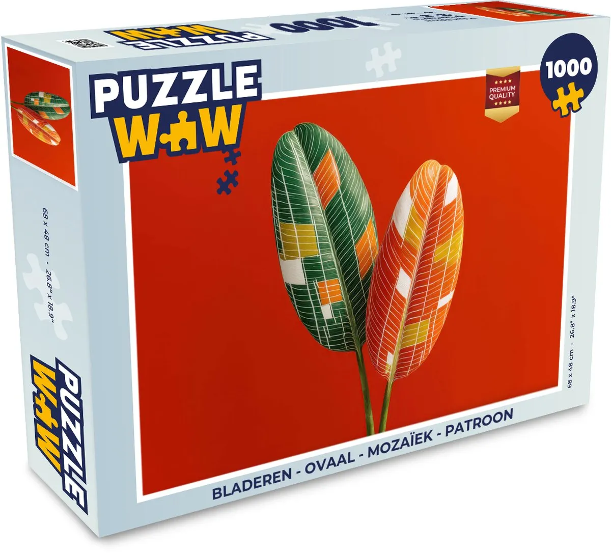 PuzzleWow Mozaïek Legpuzzel 1000 Stuks