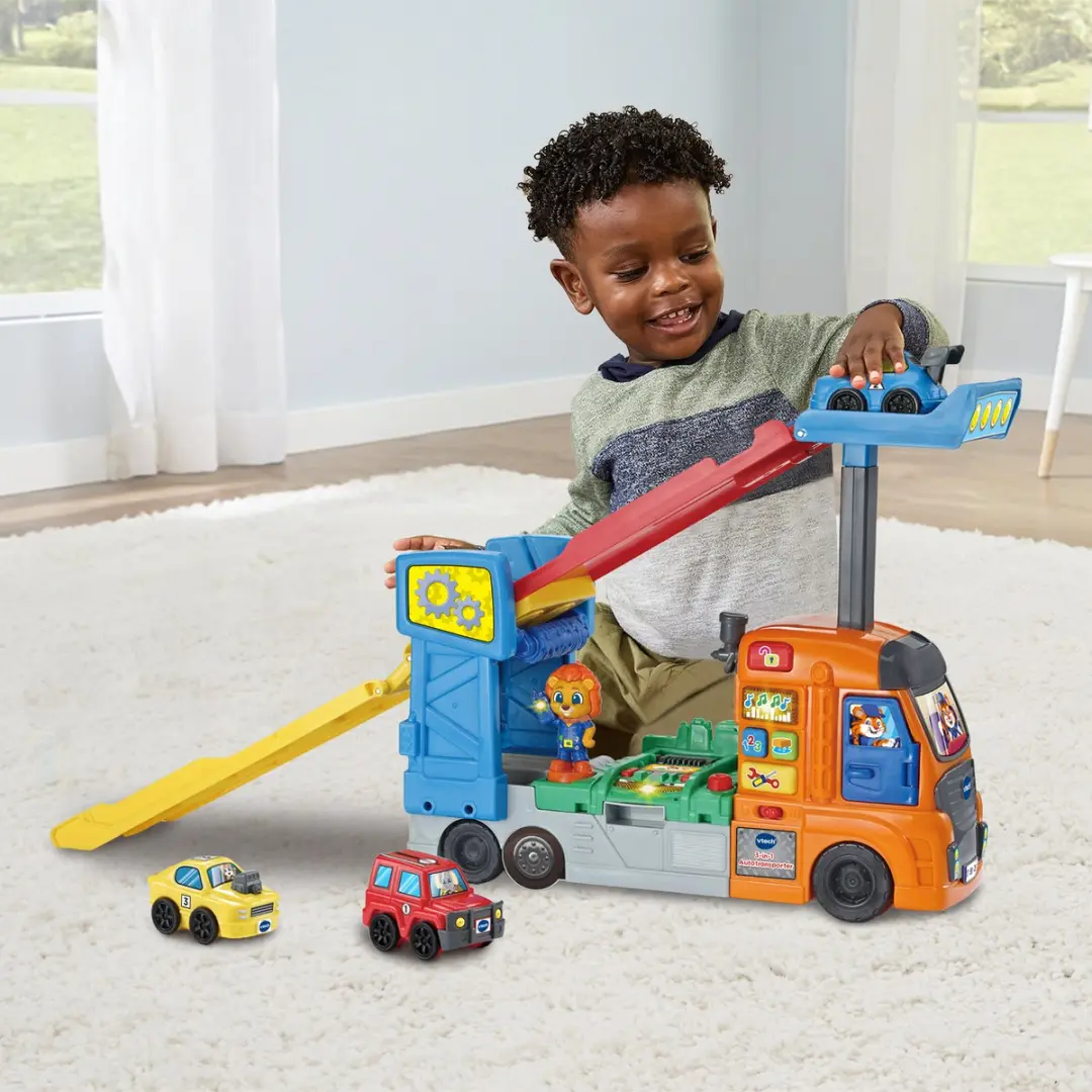 VTech Toet Toet Auto's 3-in-1 Autotransporter - Meerkleurig - afbeelding 4 van 6