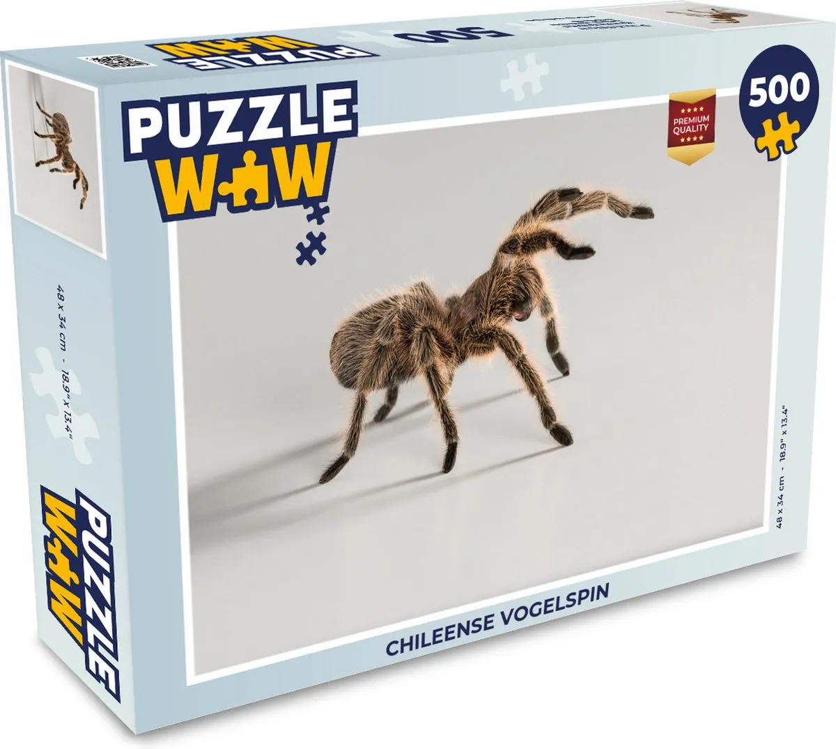 PuzzleWow Chileense Vogelspin Legpuzzel 500 Stuks