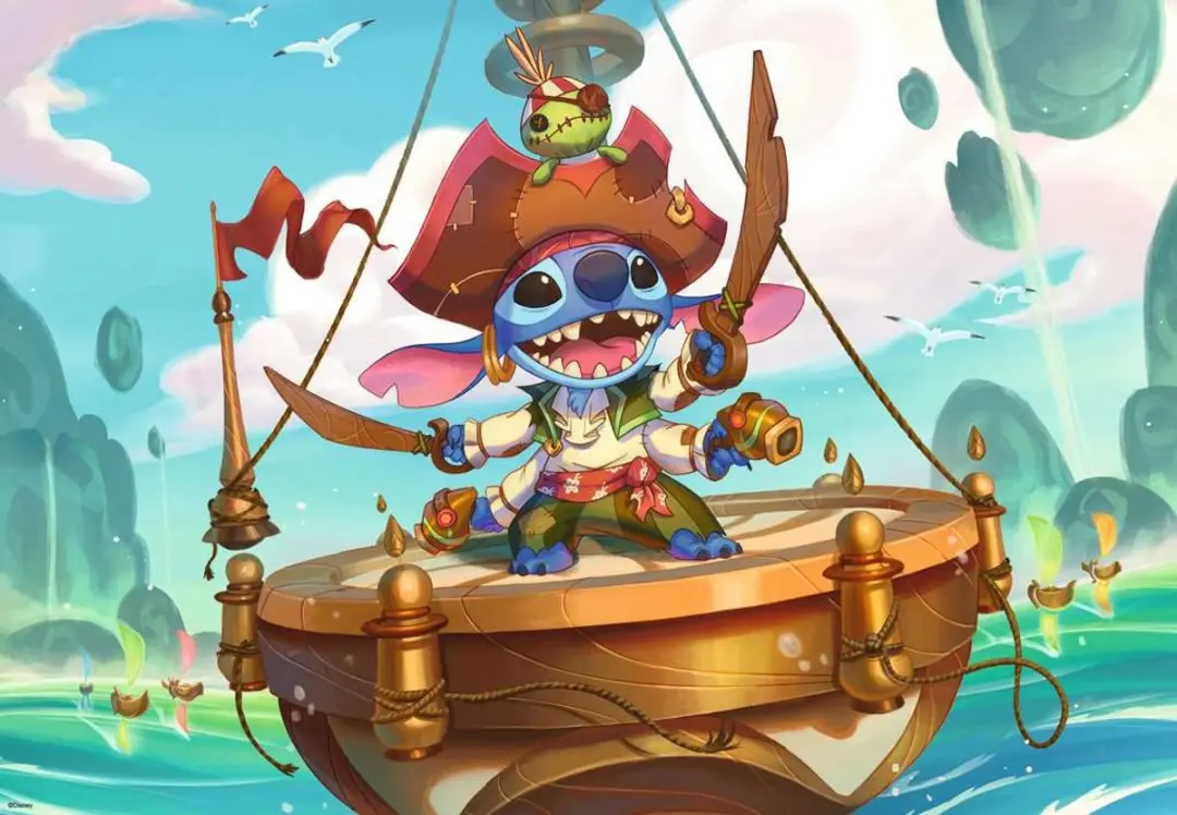 Ravensburger Lorcana Stitch Alien Buccaneer Puzzel 300 Stukjes
