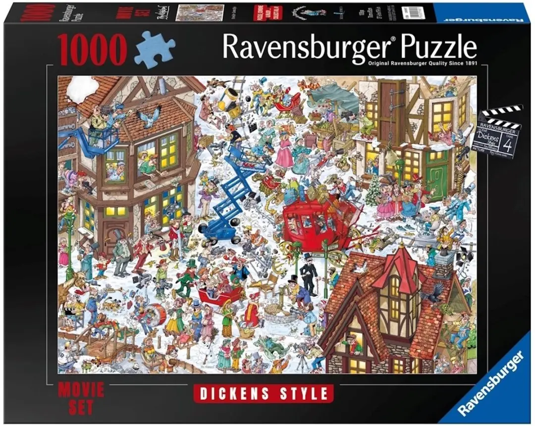 Ravensburger Dickens Style Movie Set 4 Puzzel 1000 Stukjes