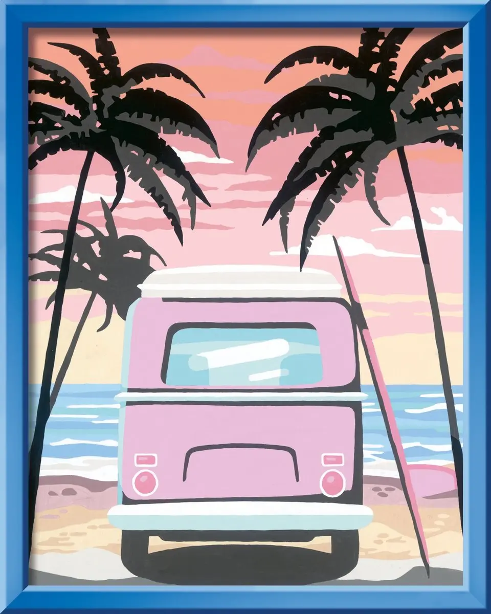 Ravensburger Van Life Schilderen op Nummer - Multicolor - 5 Stuks - afbeelding 3 van 3