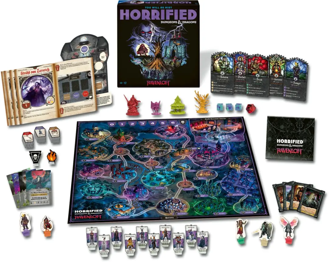 Ravensburger Horrified Dungeons & Dragons Project Scarab - Ravenloft Bordspel - afbeelding 3 van 4