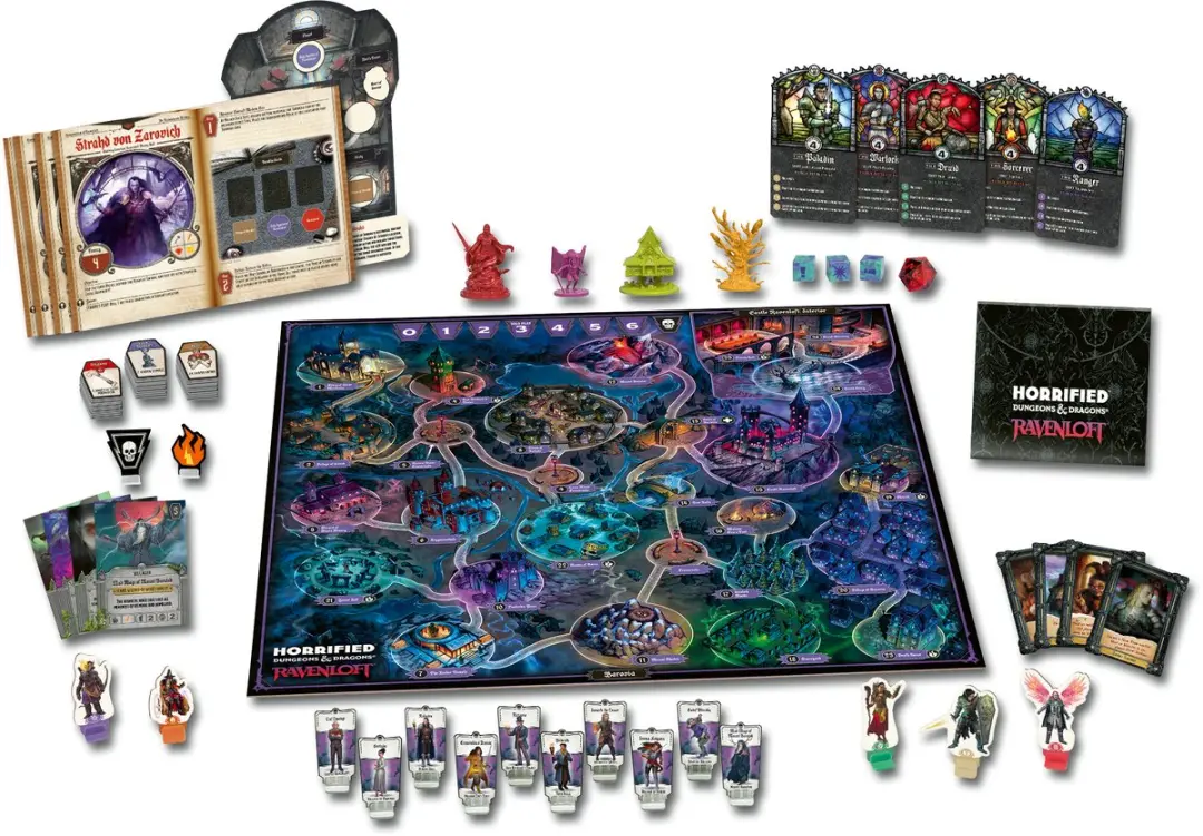 Ravensburger Horrified Dungeons & Dragons Project Scarab - Ravenloft Bordspel - afbeelding 2 van 4