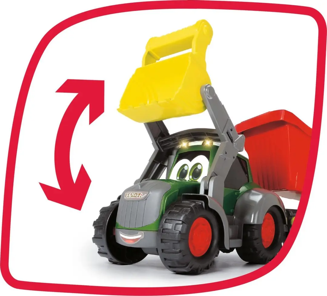 Dickie Toys ABC Fendti Farm Trailer 204119000 - Speelgoedvoertuig - Boerderij - afbeelding 2 van 6
