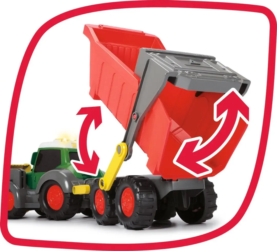 Dickie Toys ABC Fendti Farm Trailer 204119000 - Speelgoedvoertuig - Boerderij - afbeelding 3 van 6