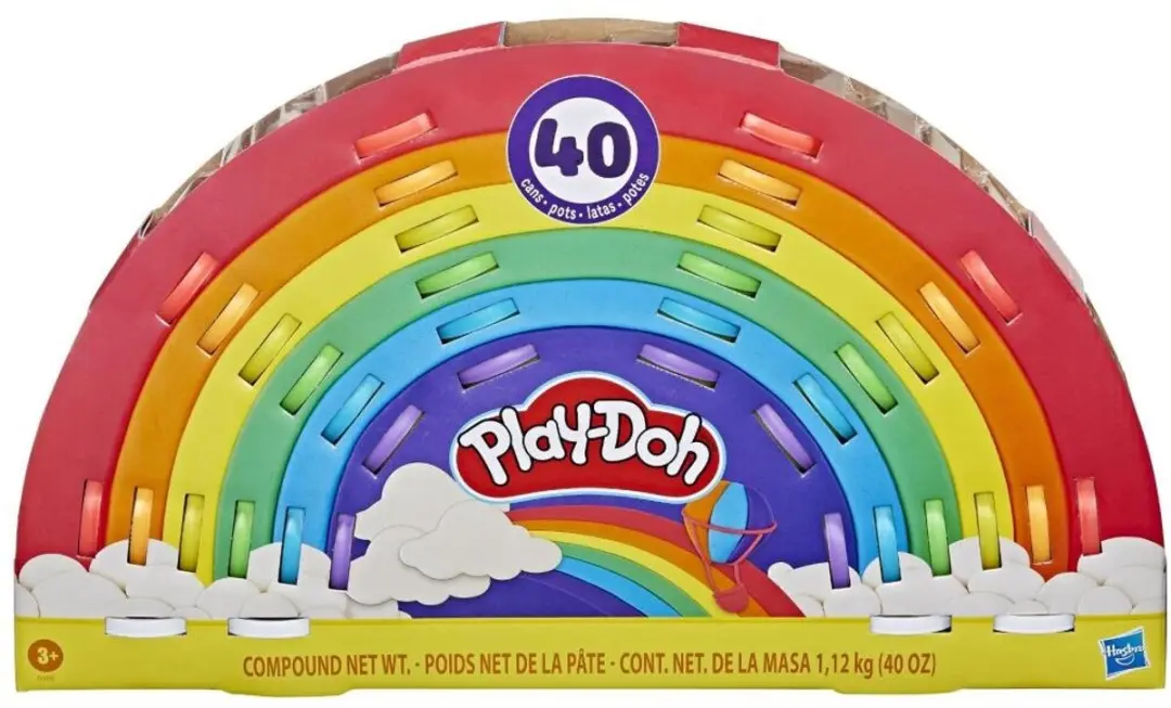 Play-Doh Regenboog Klei - 40 Potjes - afbeelding 5 van 5