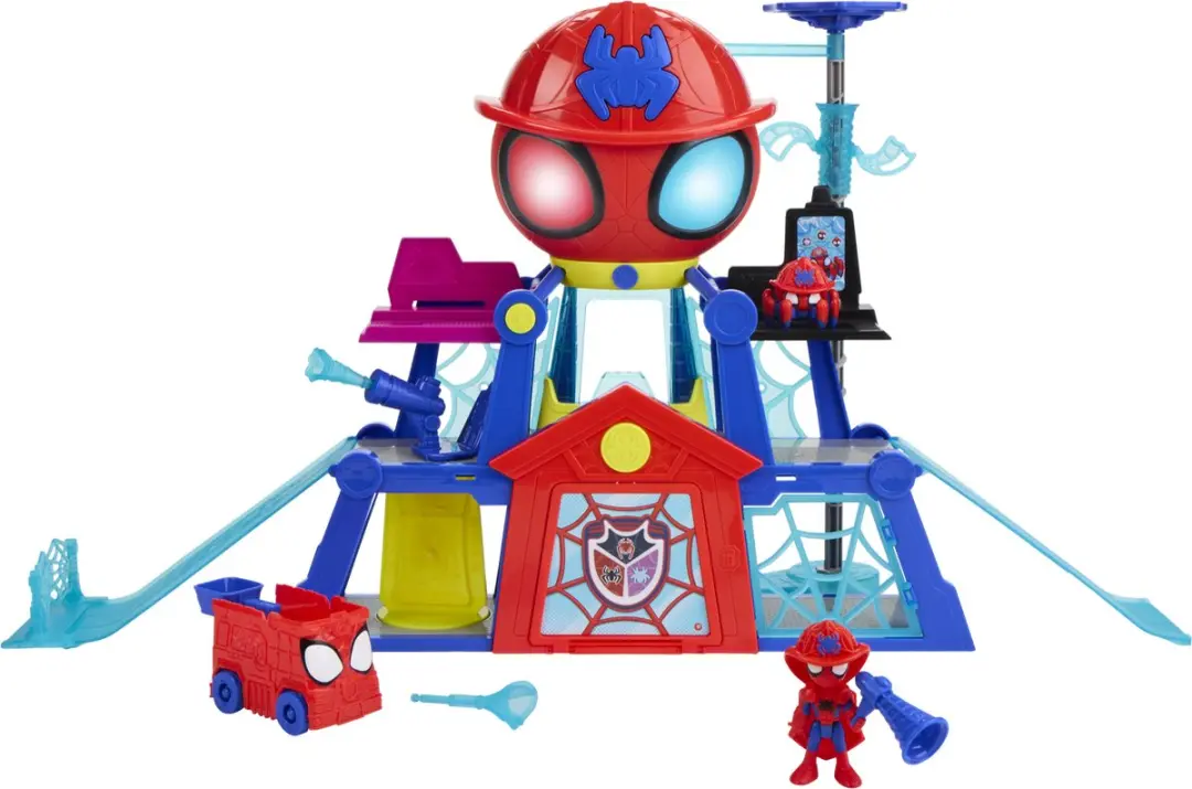 Marvel Spidey and His Amazing Friends Rescue-Webs Web-Quarters Speelset