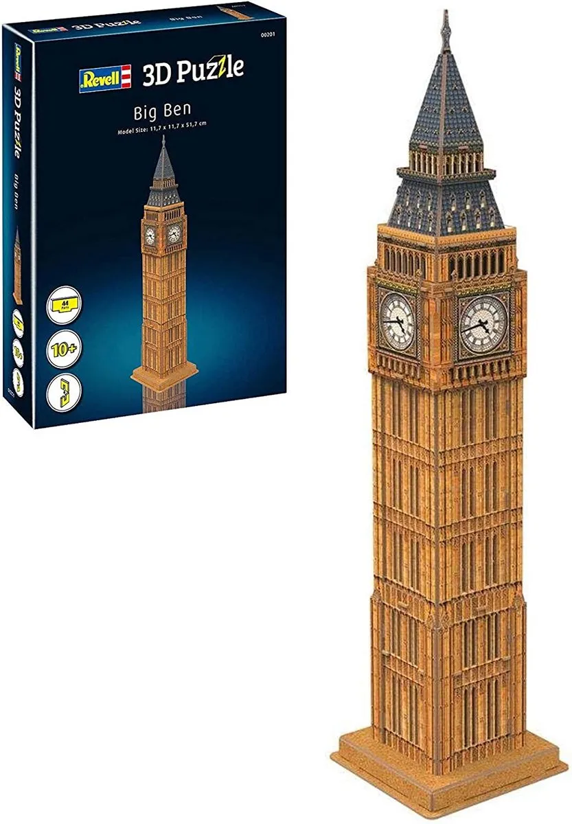 Revell Big Ben Tower 3D Puzzel 44 Stuks