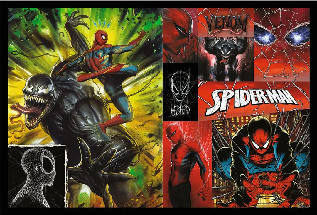 Trefl Spider-Man Dag en Nacht Puzzel 2200 Stuks - Multicolor