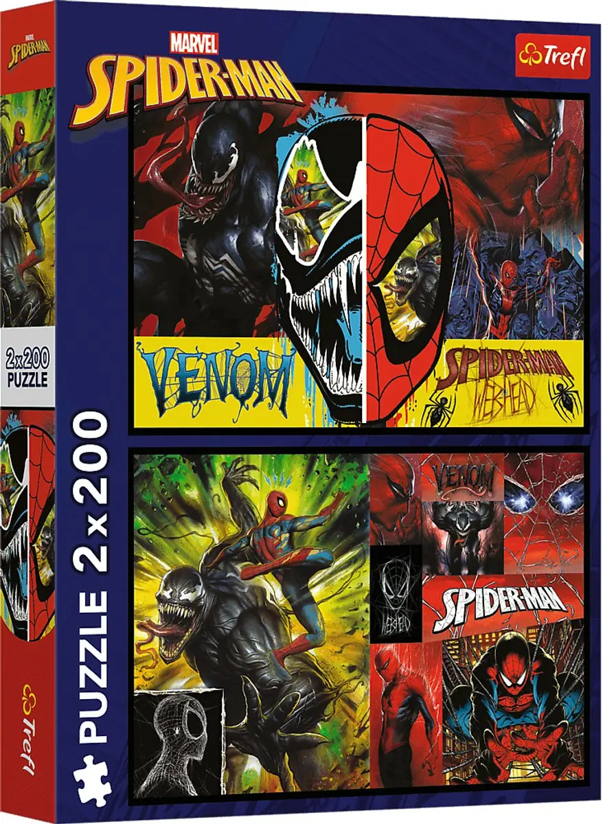 Trefl Spider-Man Dag en Nacht Puzzel 2200 Stuks