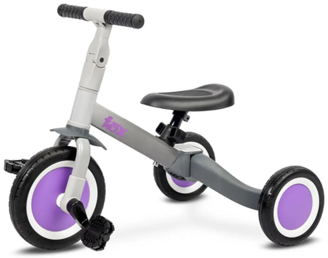 TOYZ Fox 4-in-1 kinderfiets 18m-5j grijs