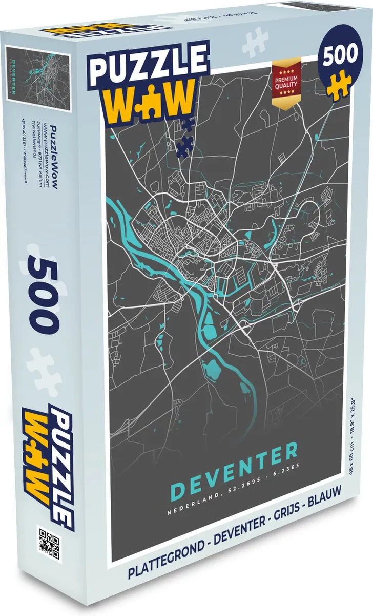 PuzzleWow Deventer Legpuzzel 500 Stuks