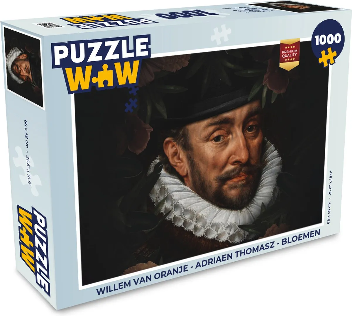 PuzzleWow Willem van Oranje Legpuzzel 1000 Stuks