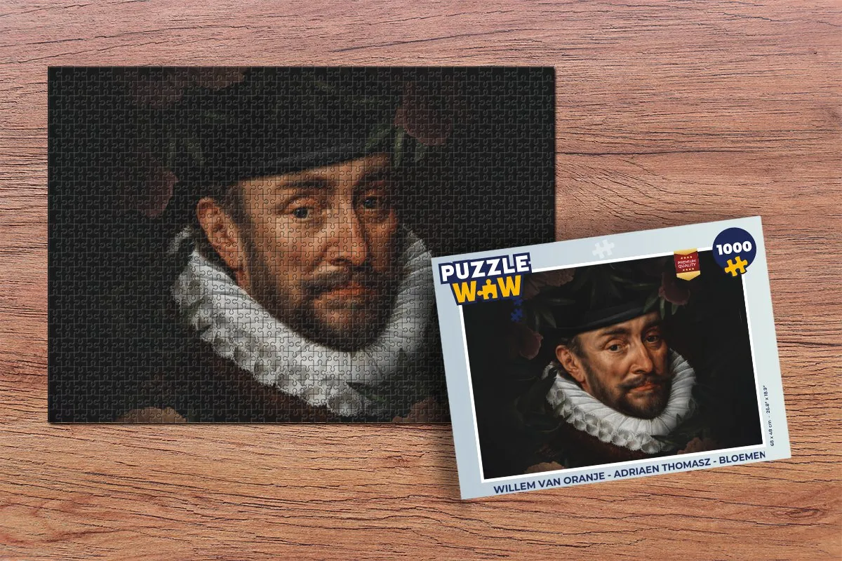 PuzzleWow Willem van Oranje Legpuzzel 1000 Stuks - Multicolor