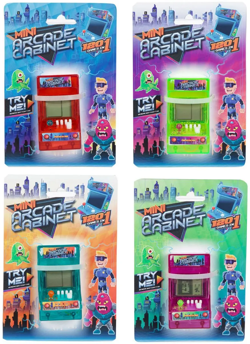Toi-Toys Mini Arcade Kast 120 Spellen 7cm
