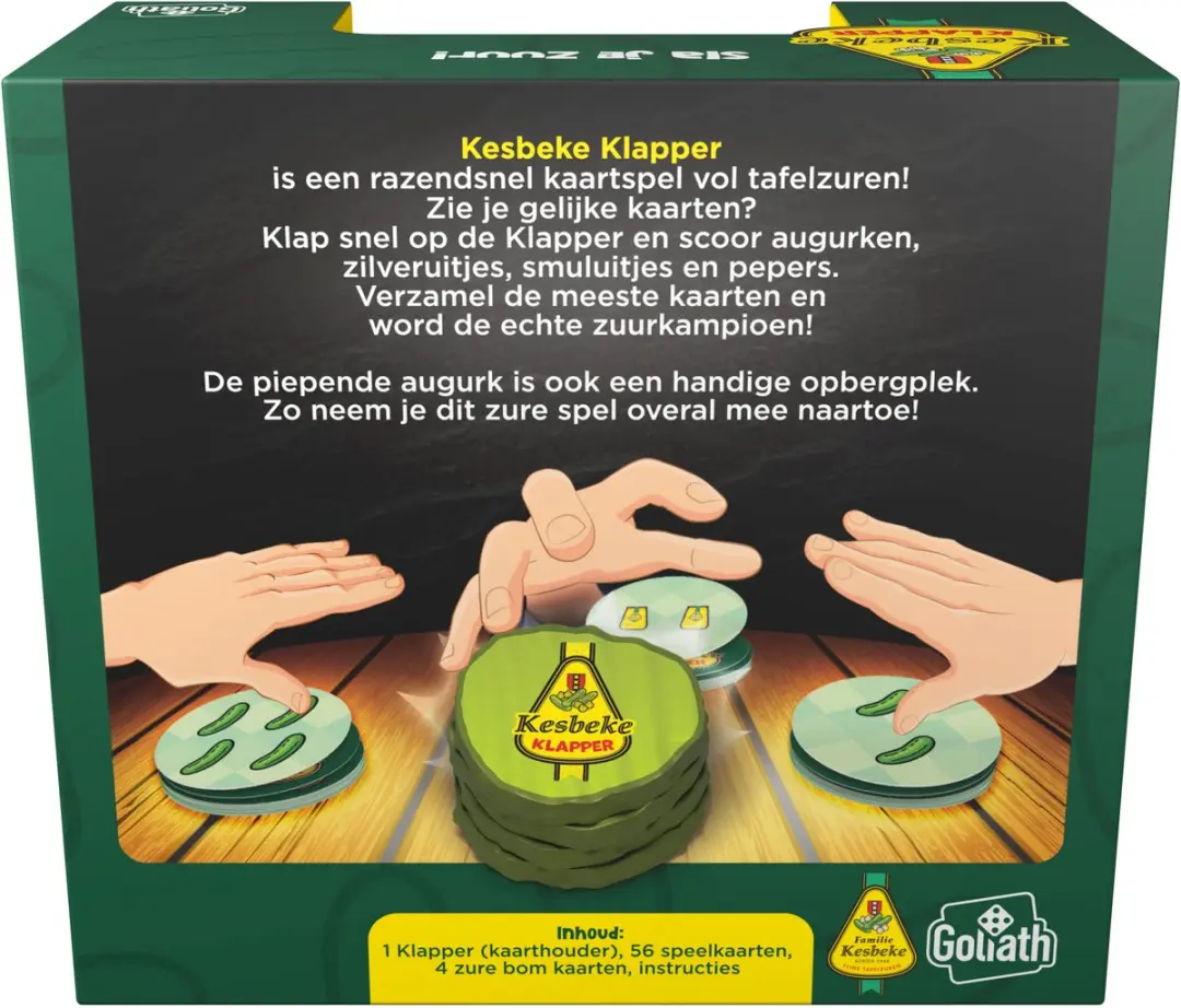 Goliath Kesbeke Klapper Kaartspel - Actiespel - 2-6 Spelers