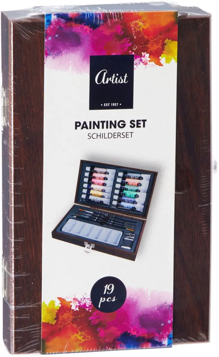 Schilderset in Koffer