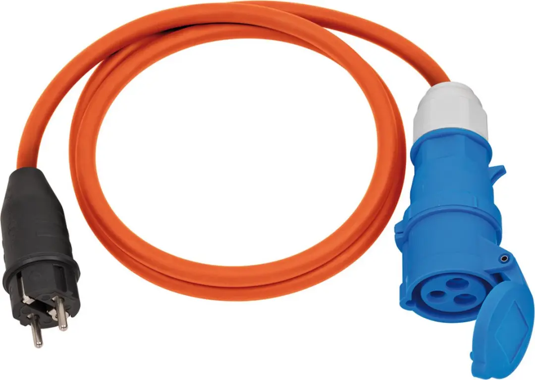 Brennenstuhl Verloopkabel Camping  / CEE Verloopkabel met randaardestekker en CE