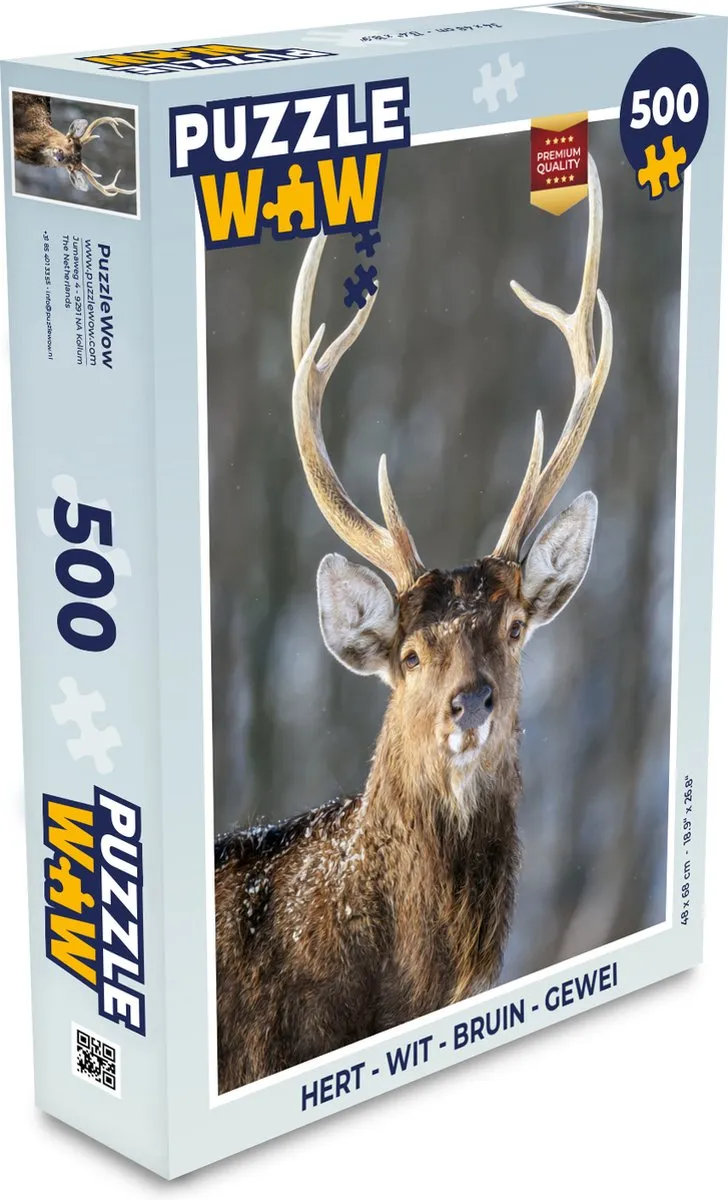PuzzleWow Hert Legpuzzel 500 Stuks