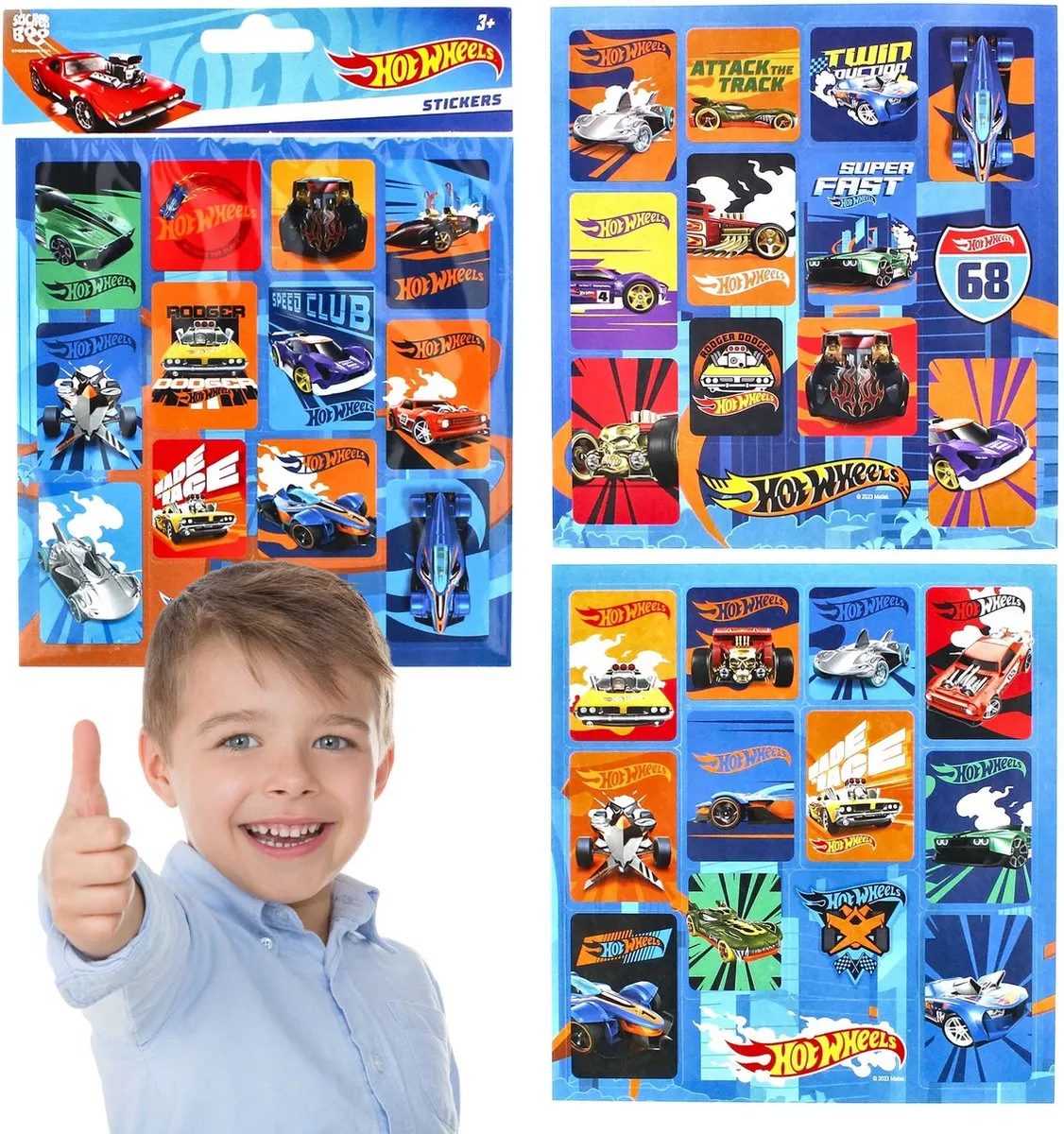 Hot Wheels Stickers Auto's