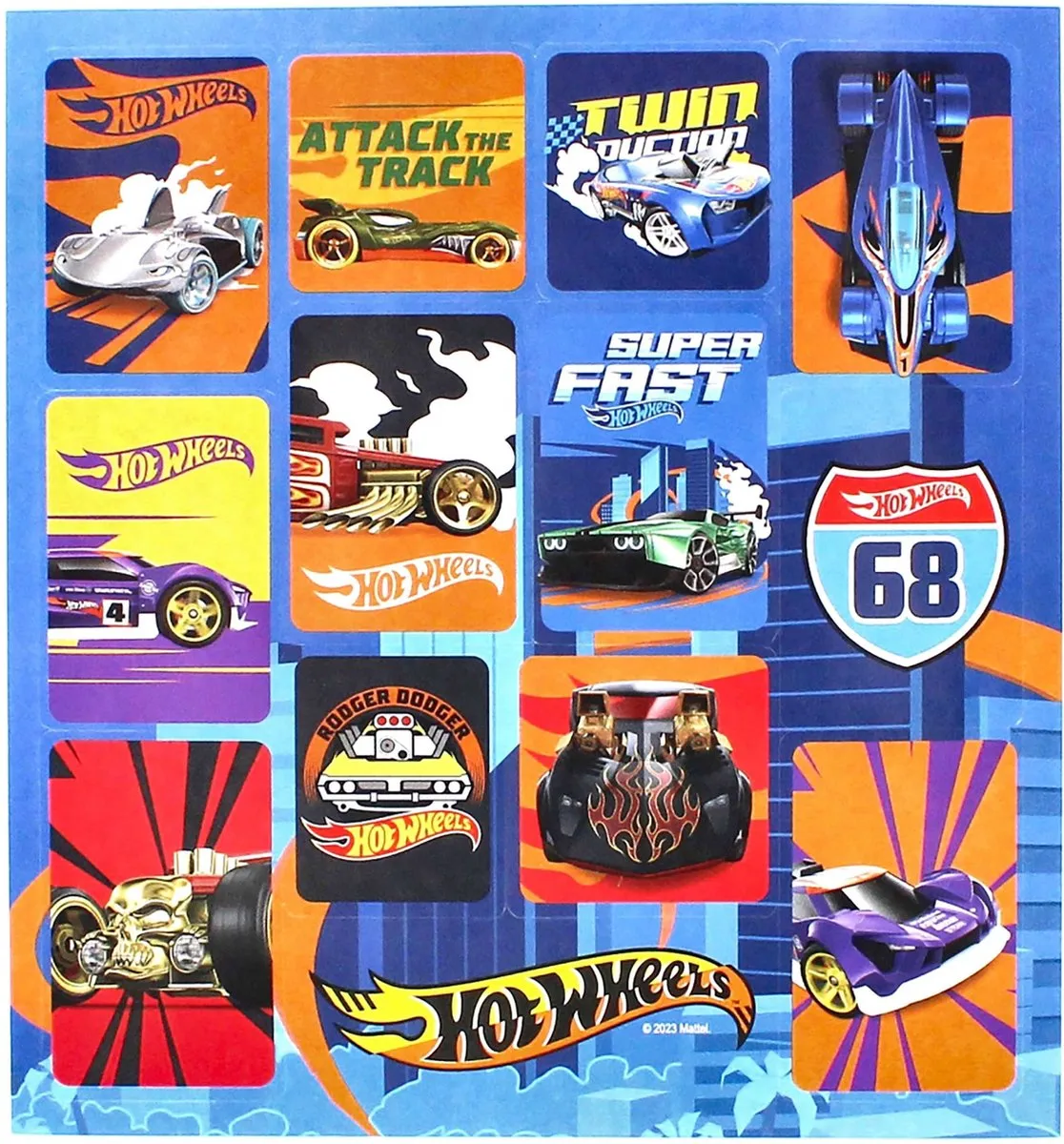 Hot Wheels Stickers Auto's - 3 Blisters - afbeelding 5 van 6