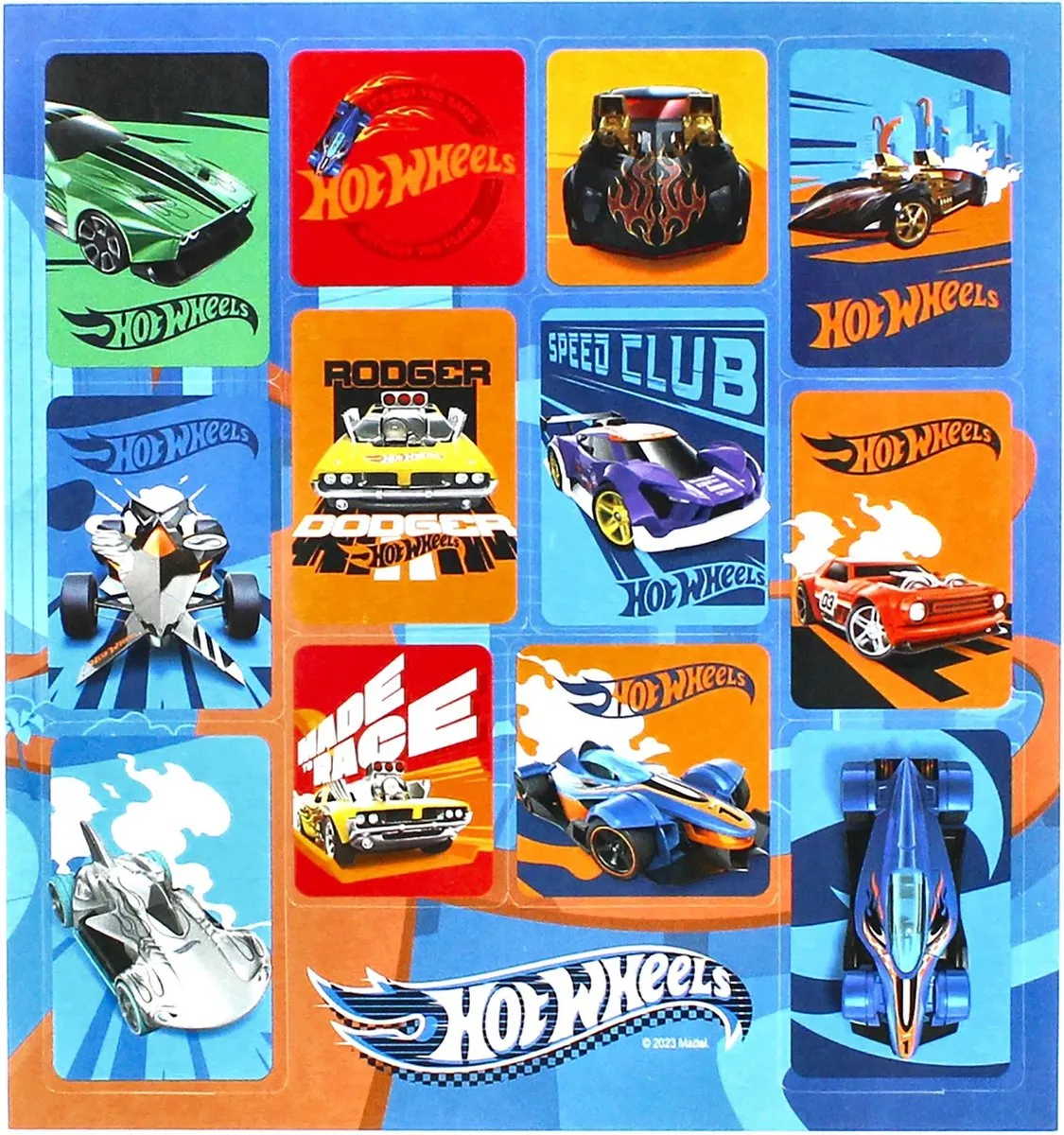 Hot Wheels Stickers Auto's - 3 Blisters - afbeelding 4 van 6