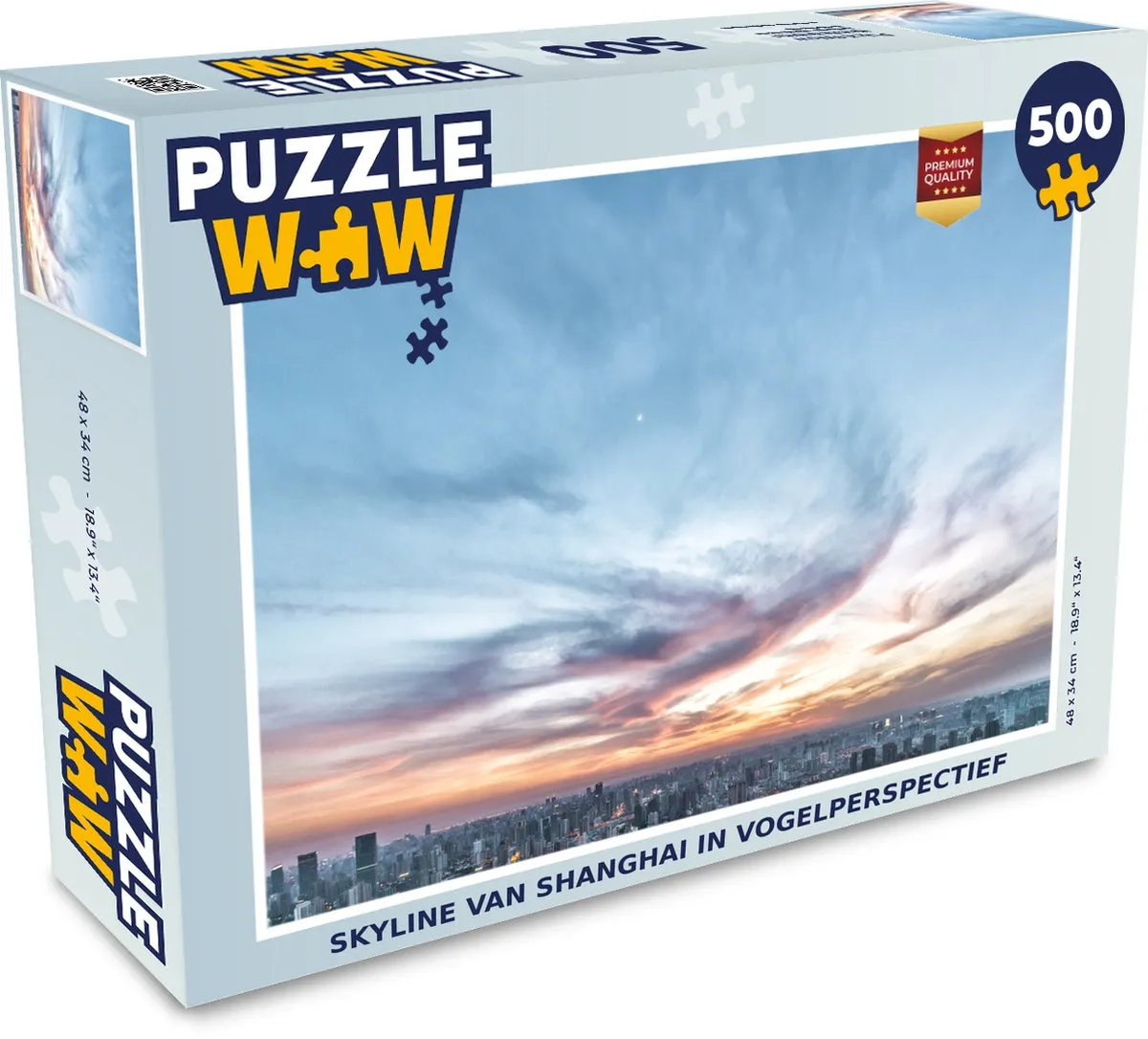 PuzzleWow Zonsondergang Legpuzzel 500 Stuks