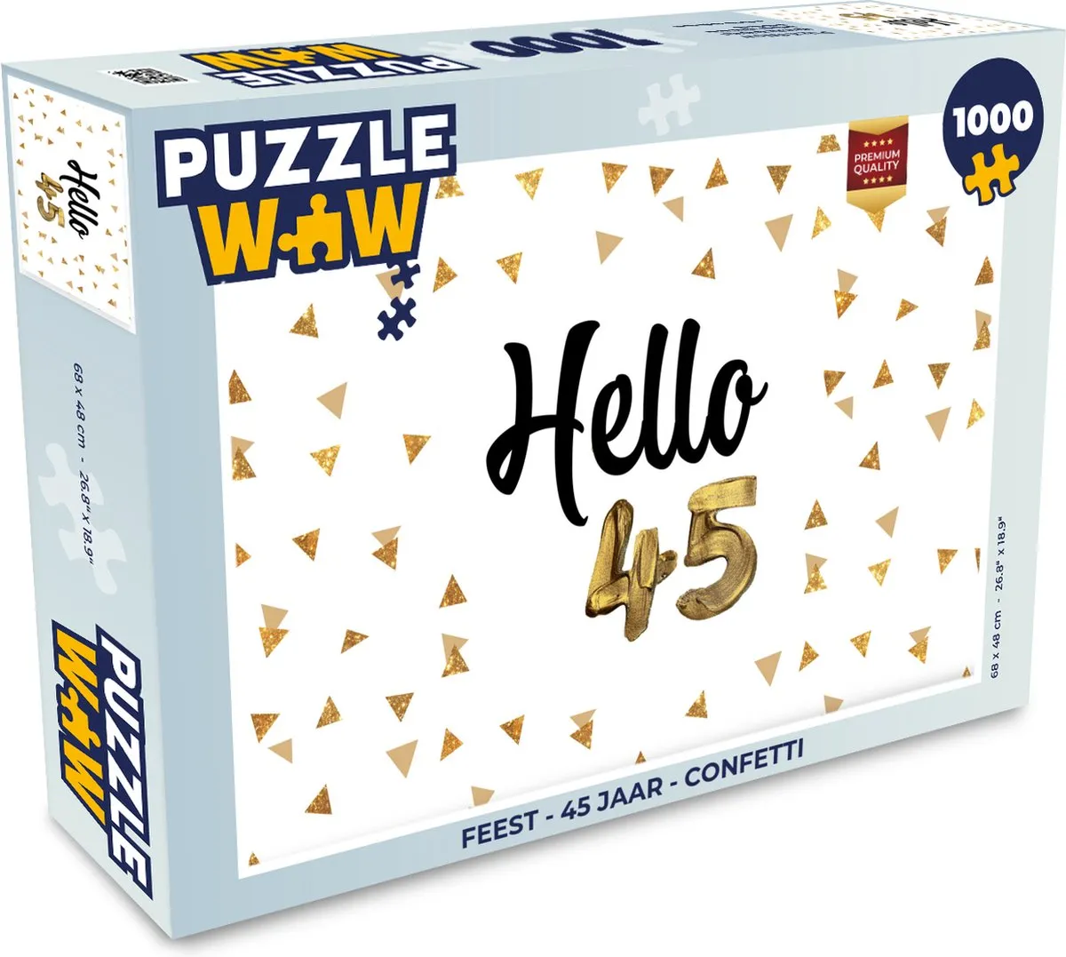 PuzzleWow Legpuzzel 1000 Stuks - Multicolor